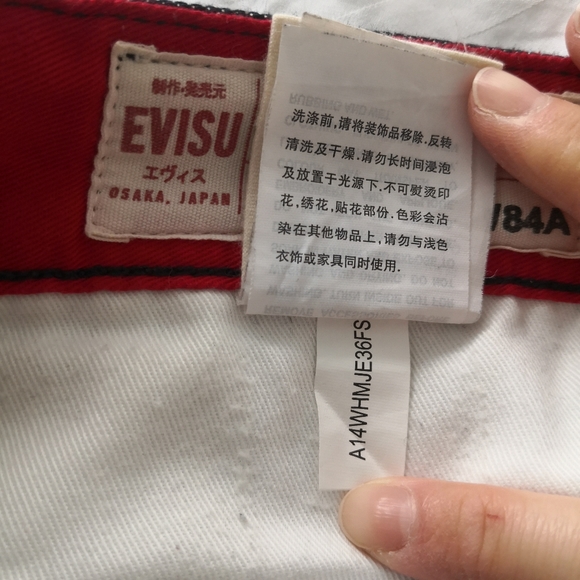Authentic RARE Evisu custom made embroidered jeans - Picture 10 of 14